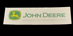 "Magnete frigorifero John Deere vintage bianco verde rettangolare 3,5"" X 1""" - Foto 1 di 5