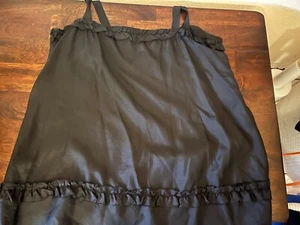 Pure DKNY Sheer 100% Silk Black Tank Blouse Sz 4/6 - Picture 1 of 11