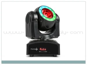 TESTA MOBILE A LED  ATOMIC4Dj ML60R BEAM 60WATT + WASH SMD DISCO PARTY DJSET - Foto 1 di 7