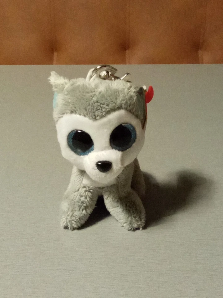 Beanie Boos - Slush The Blue Dog Clip on Bb36503