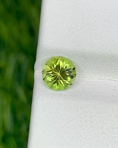 Natural Green Tourmaline 0.48 Carat 5.2x5.2 MM Corner Cut Faceted Gemstone - Picture 1 of 4