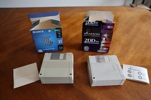 10x SONY Floppy Disks Diskettes 3.5" 2HD 1.44 MB + 6 Imation 2DD IBM Formatted - Picture 1 of 12