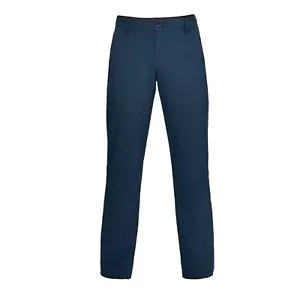 Under Armour Mens Golf Performance Taper Stretch Trousers, Blue, 34" Leg, NEW - Picture 1 of 2