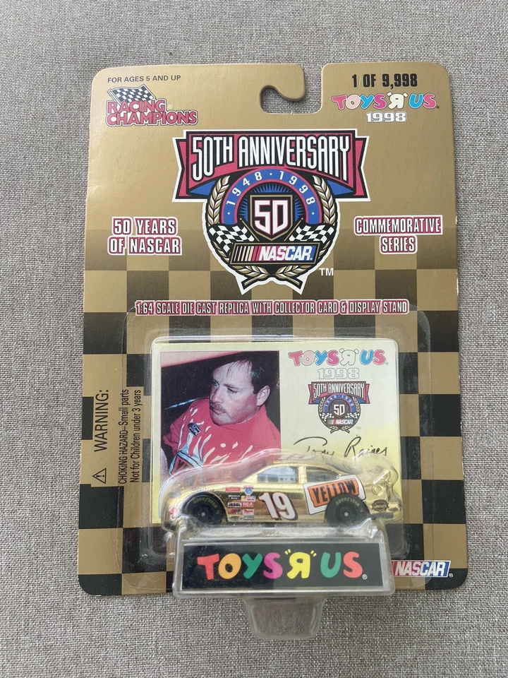 Racing Champions 50 Years Of NASCAR 1 Of 9998 #19 Yellow Commemorative Series - Image 1 of 1