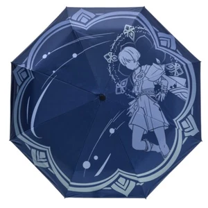 Genshin Impact Wanderer Fold Sun Rain Umbrella Cosplay Portable Umbrella Gift - Picture 1 of 7