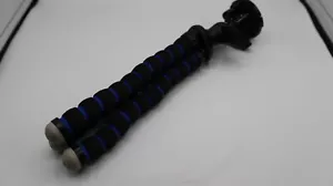 TRIPOD UNIVERSAL MINI BENDIBLE LEGS FULL ADJUSTABLE LEVEL TOP BLUE/BLACK - Picture 1 of 5