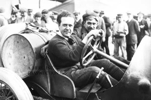 Excelsior factory racer Hornsted 1913 Gran Premio di Francia Amiens foto auto racing - Foto 1 di 1