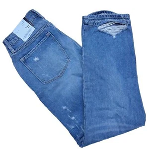 Jeans KanCan ultra high rise anni 90 boyfriend lavaggio medio nuovo con etichetta effetto invecchiato 27 - Foto 1 di 16