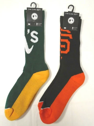MLB Athletics Socks Size Large Mens and Womens by Fan Favorite Cover