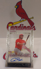 ALEC BURLESON 2022 TRINITY CLEAR SILVER AUTO 88/99 autograph St. Louis Cardinals