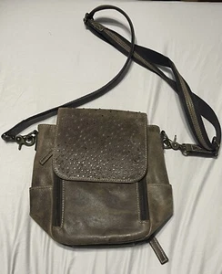Gun Tote'n Mamas Studded Distressed Leather Conceal Carry Purse RFID Protection - Picture 1 of 10