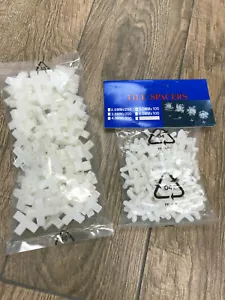 Tile Spacers, Floor, Wall, Tiling, Grouting,Plastic,Cross,Reusable,4mm,5mm & 8mm - Picture 1 of 2