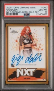 2025 Topps Chrome WWE - Autógrafos Nxt Gigi Dolin #NXT-GGD (AU) /50 - Imagen 1 de 2