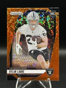 Dylan Laube Orange Disco Prizm 2024 SP Raiders Ships Fast - Picture 1 of 2