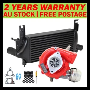 GEN1 High Flow Turbo+75mm Intercooler For Nissan Navara D40 YD25 2.5L 4 Bolts - Picture 1 of 11