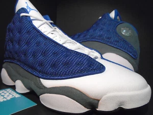 NIKE AIR JORDAN XIII 13 RETRO FRENCH BLUE UNIVERSITY BLUE UNC WHITE FLINT GREY 9 - Picture 1 of 12