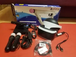 Ps4 Ps5 VR Full Huge Setup Headset 2x Move + Sony Aim Gun Top Zustand - Bild 1 von 1
