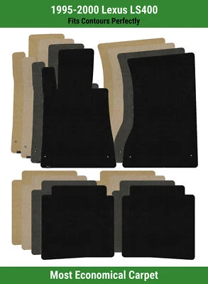 Alfombrillas Lloyd Velourtex fila delantera y trasera para Lexus LS400 1995-2000  Foto 1 de 4