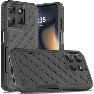 Für Motorola Edge 2025 Hülle Dual Layer Stoßfest Gefüttert Robust Handy Cover - Bild 1 von 18