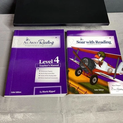All About Reading Level 4 Teacher's Manual & Activity Book Color Edition Rippel - Image 1 of 4