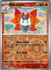 Volcarona Reverse Holo 041/197 SV03: Obsidian Flames poco común - casi nuevo - Imagen 1 de 2
