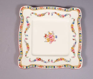 Bandeja de aperitivos para pasteles antiguos Minton Rose Inglaterra A4807 - Imagen 1 de 5