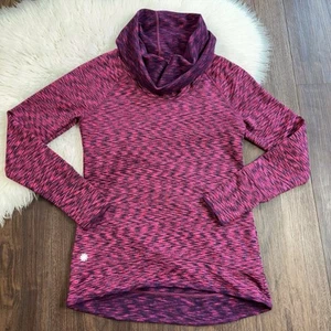 Athleta Damen Sportshirt Small rosa/lila Langarm Oversize-Ausschnitt - Bild 1 von 13