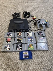 Nintendo 64 N64 Console Video Game System NVS-001 Bundle - Picture 1 of 4
