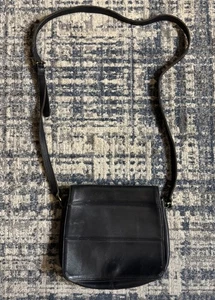 Vintage Coach 9092 Tribeca Stitch Flap Crossbody Navy Blau Leder Tasche - Bild 1 von 14