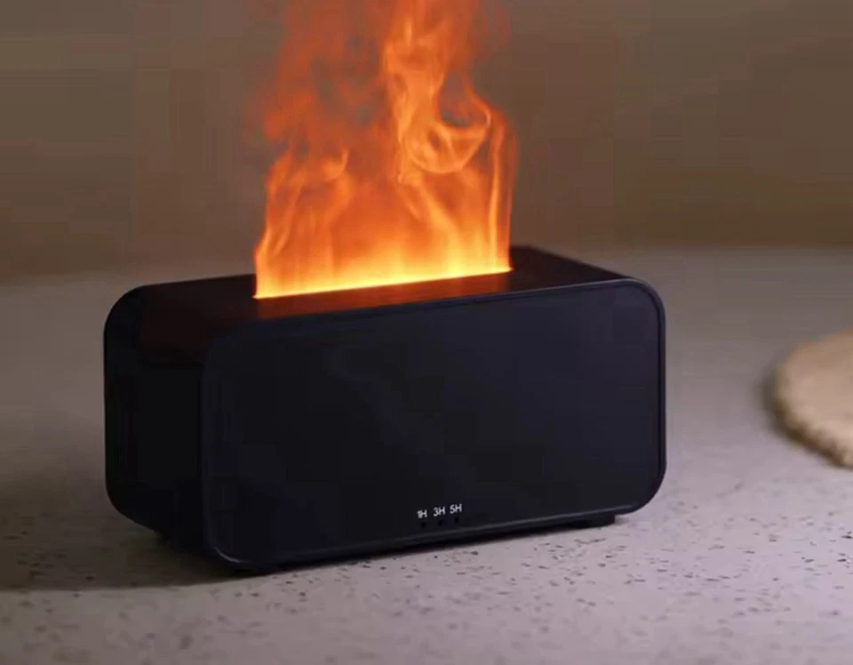 Diffusore Aromaterapia Con Fiamma Di Simulazione A Sette Colori - Image 1 of 1