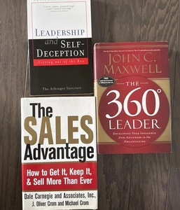 Leadership Self discipline Salesman Advantage 360 leader book lot of 3 maxwell - Picture 1 of 4