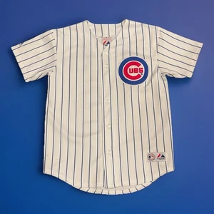 Camiseta a Rayas Alfonso Soriano #12 Chicago Cubs Cosida Majestuosa Juventud Med - Imagen 1 de 18