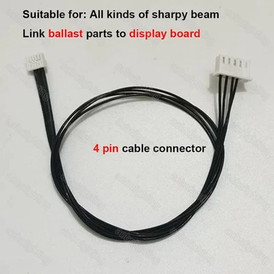 4-Pin 7r Sharpy Beam Moving Head Lights Cable Connector Ballast to Display board - Image 1 of 2