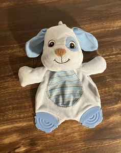 Garanimals Azul Ojo Manchado Cachorro Perro Mordedor Seguridad Pequeño Peluche Lovey 9” - Imagen 1 de 4