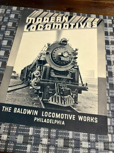 Baldwin Lokwerke moderne Lokomotiven 1937 ORIGINAL SELTEN Bulletin P-5 - Bild 1 von 5