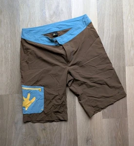 Salewa Durastretch Brown Shorts Medium EU 48 Liquidream La Mand Hiking Walking - Picture 1 of 8