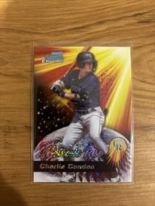 2025 Bowman Chrome CHARLIE CONDON Meteoric Rise MOJO Refractor MR-8 👀🔥 - Picture 1 of 2