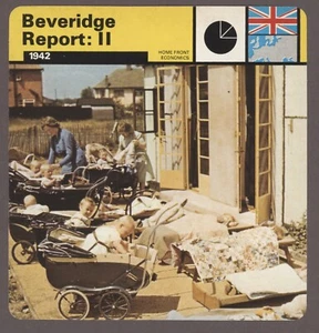 Beveridge Report: II  Edito Service Card Second World War II Economics - Picture 1 of 1
