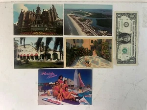 5 Vintage Postcards - Various Landmarks & Scenic Views from Florida - 2 - Picture 1 of 3