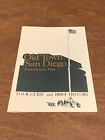 Rare - Old Town San Diego State Park Tour Guide History Booklet 1980