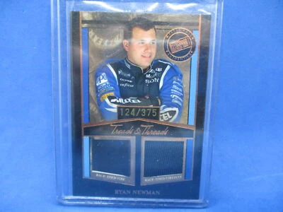 2005 PRESS PASS LEGENDS THREADS AND TREADS BRONZE #TTRN RYAN NEWMAN #124/375 - Image 1 of 2