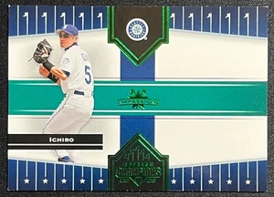 2005 DONRUSS CHAMPIONS ICHIRO GREEN FOIL IMPRESSIONS #23/25 MARINERS - Picture 1 of 2