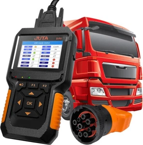 D50 24V Heavy Duty Diesel OBD2 Scanner Car & Truck 2 in 1 Code Reader Diagnostic - Imagen 1 de 7