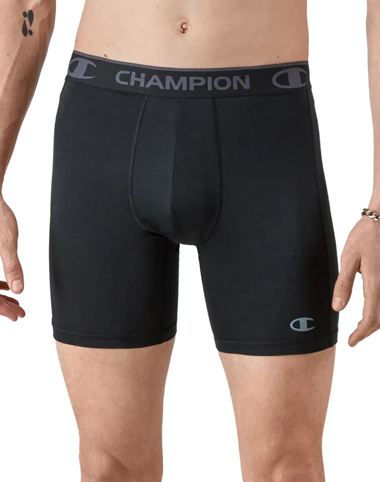 Champion Gear3 Boys' Elements Base Layer Compression Brief- Black, Medium - Image 1 of 4