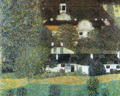 Impresión en lienzo giclee Gustav Klimt Schloss Kammer am Attersee II 8x10 bellas artes Foto 1 de 2
