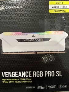 Corsair Vengeance RGB 16GB 2x8GB DDR4 3600 PC4-28800 C18 1.35V Desktop Memory... - Picture 1 of 1