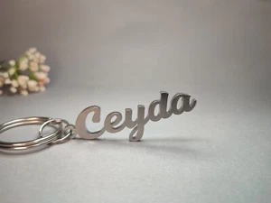 Ceyda Personalized Stainless Steel Gift Car Keychain - Picture 1 of 5