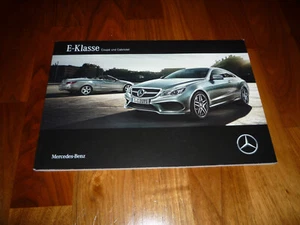 Mercedes E Klasse Coupe und E Klasse Cabrio Prospekt 09/2015 - Bild 1 von 1