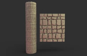 Rouleau de Modélisme 15cm briques carres - Imagen 1 de 1