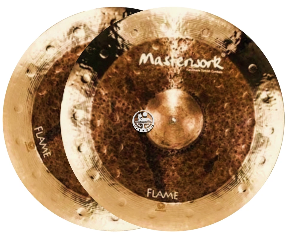 Masterwork Cymbals 16" Flame Thin Hi-Hat - Image 1 of 1
